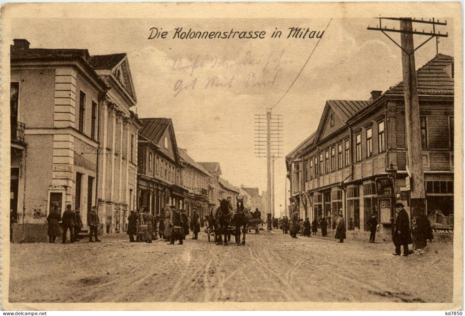 Mitau - Kolonnenstrasse - Latvia