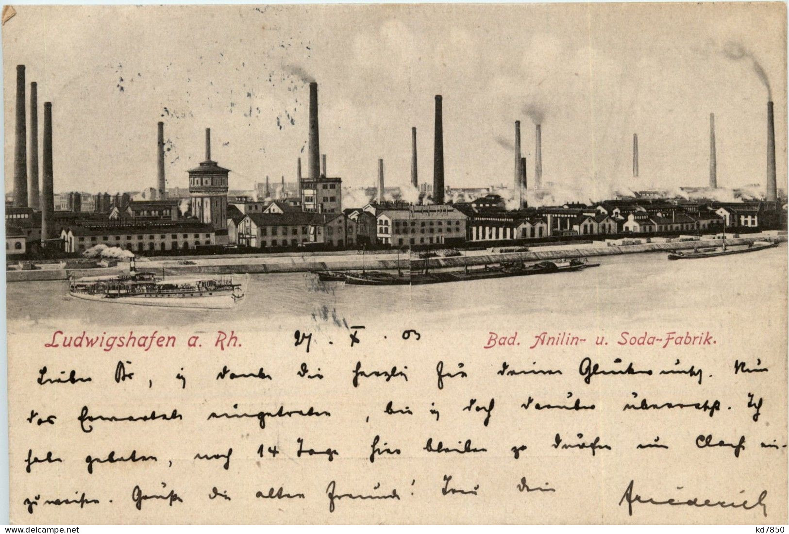 Ludwigshafen Am Rhein - Anilin Und Soda Fabrik - Ludwigshafen