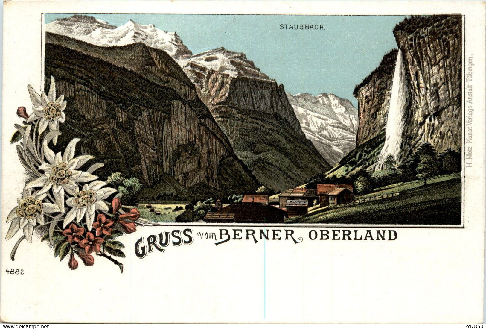 Gruss Aus Dem Berner Oberland- Litho - Lauterbrunnen - Lauterbrunnen