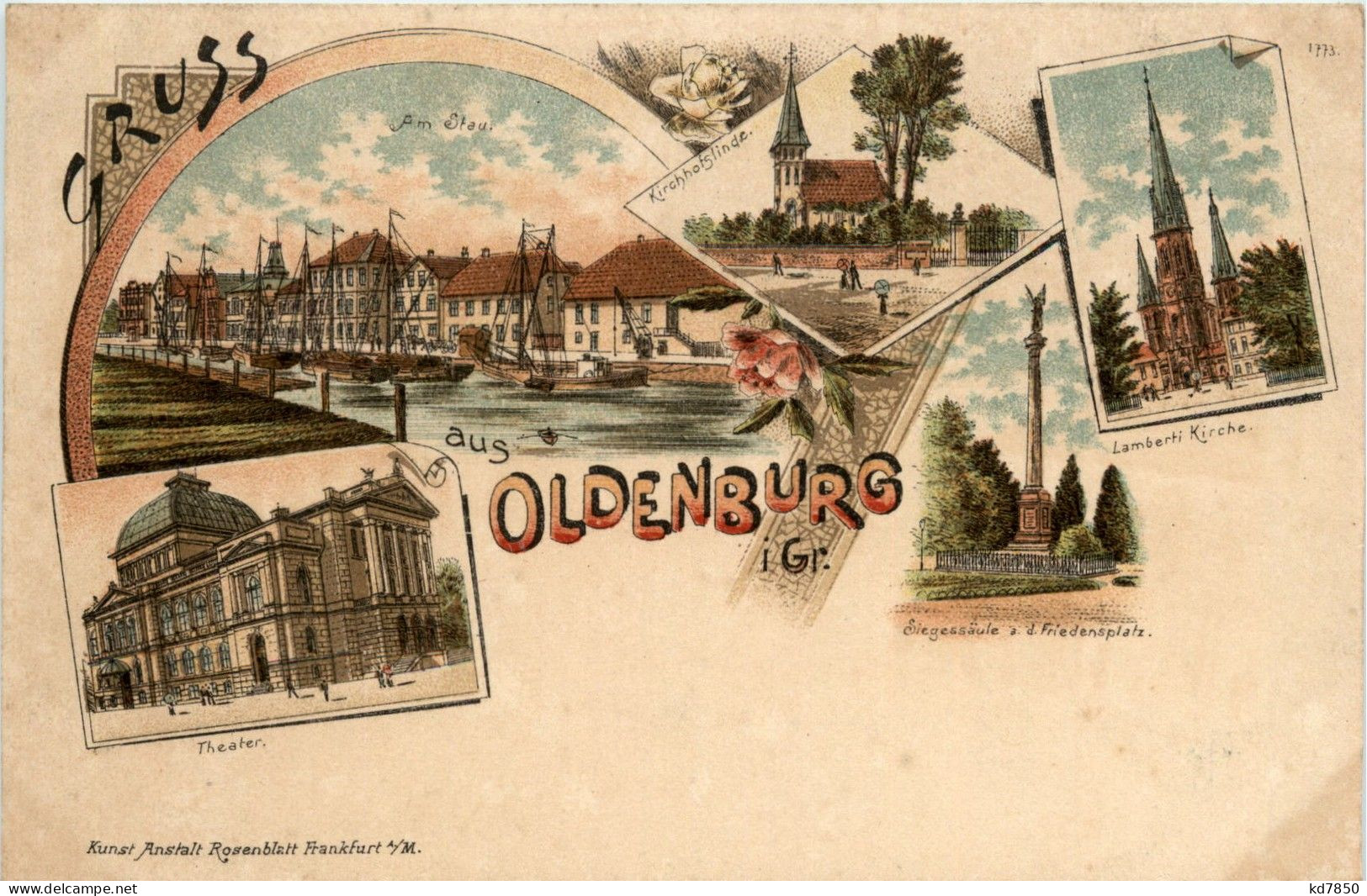 Gruss Aus Oldenburg - Litho - Oldenburg