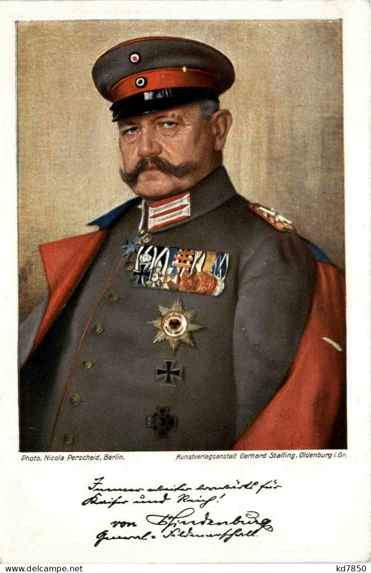 Hindenburg - Hombres Políticos Y Militares