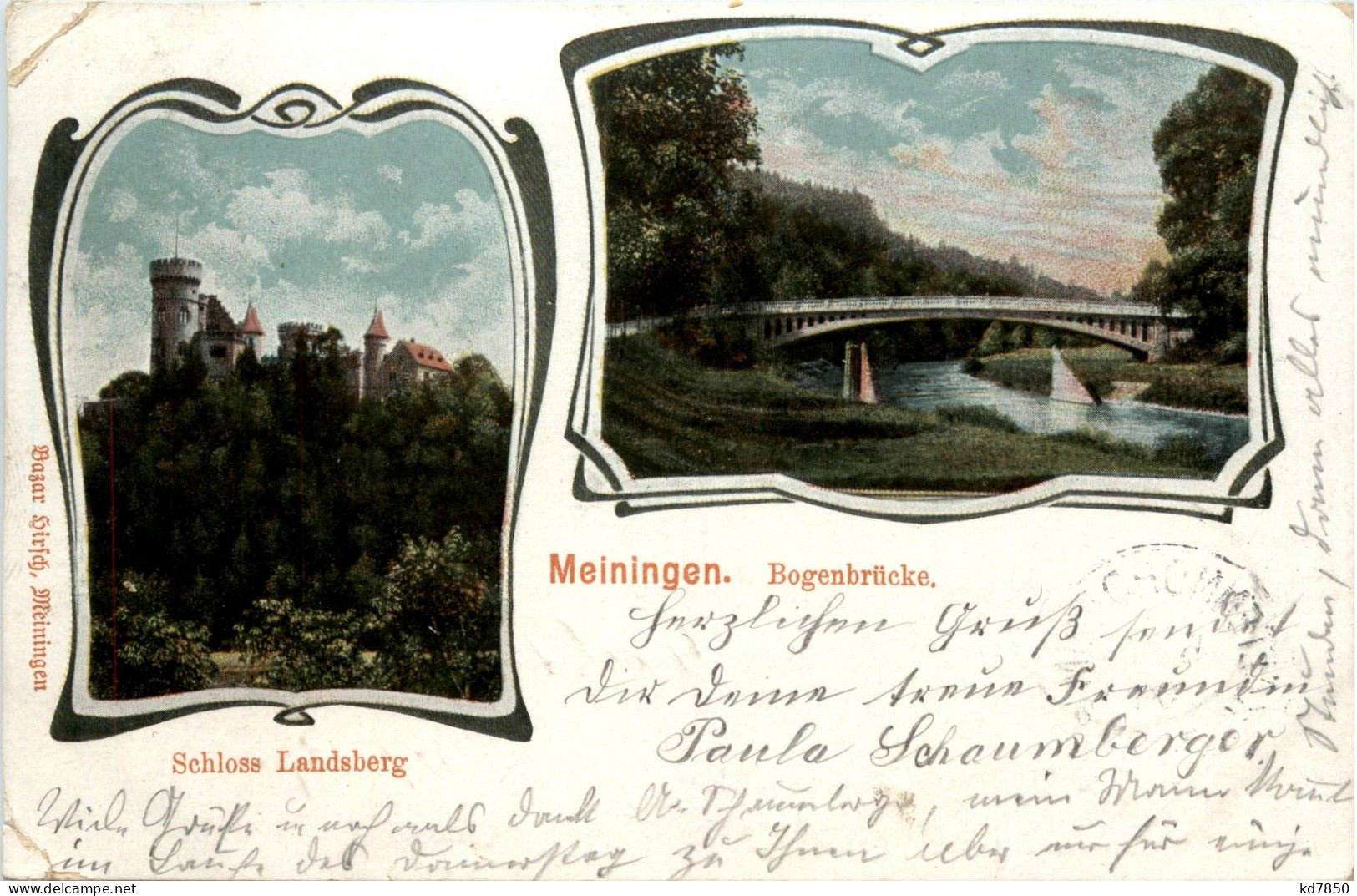 Meiningen - Bogenbrücke - Meiningen