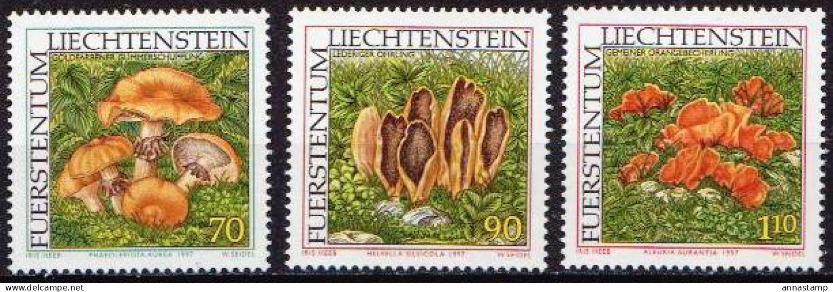 Liechtenstein MNH Set - Paddestoelen