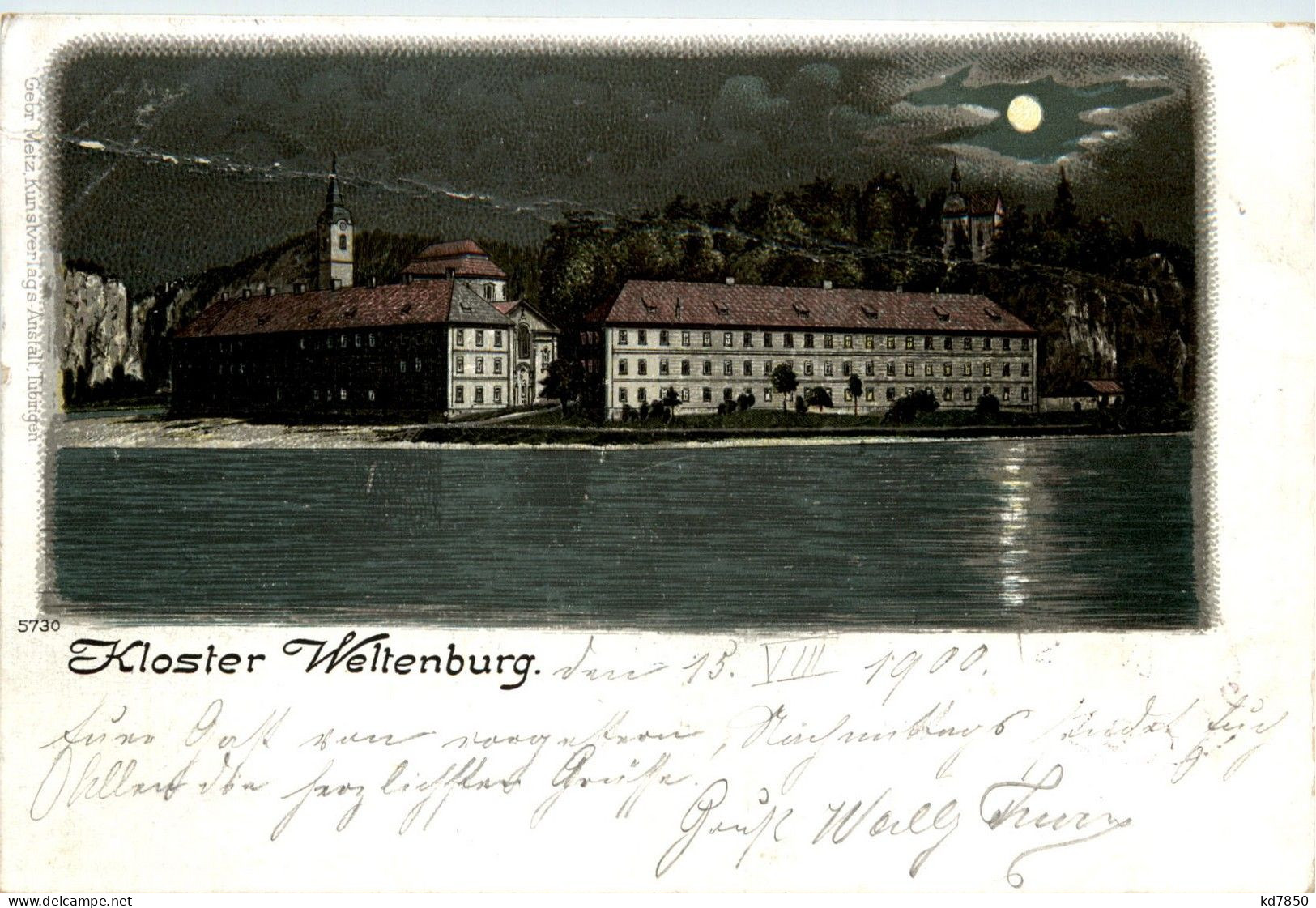 Kelheim - Kloster Weltenburg - Litho - Kelheim