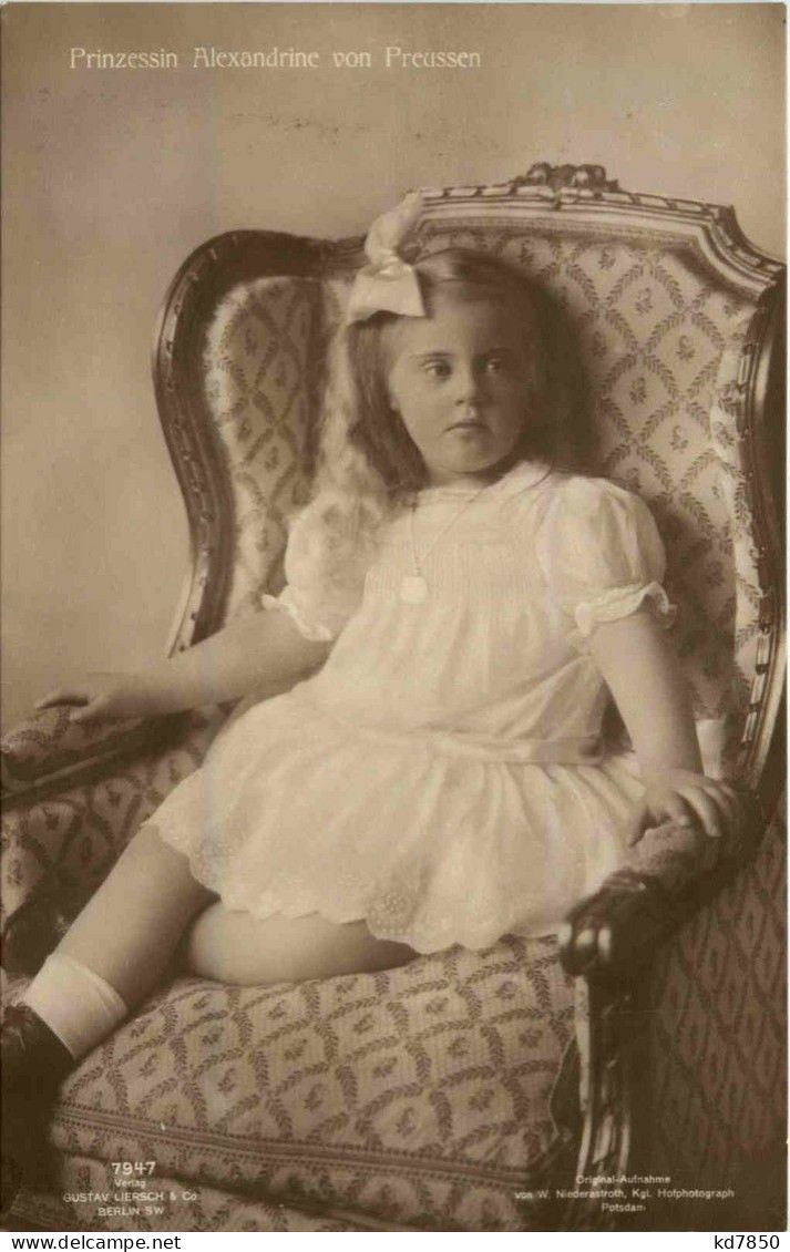 Prinzessin Alexandrine Von Preussen - Royal Families