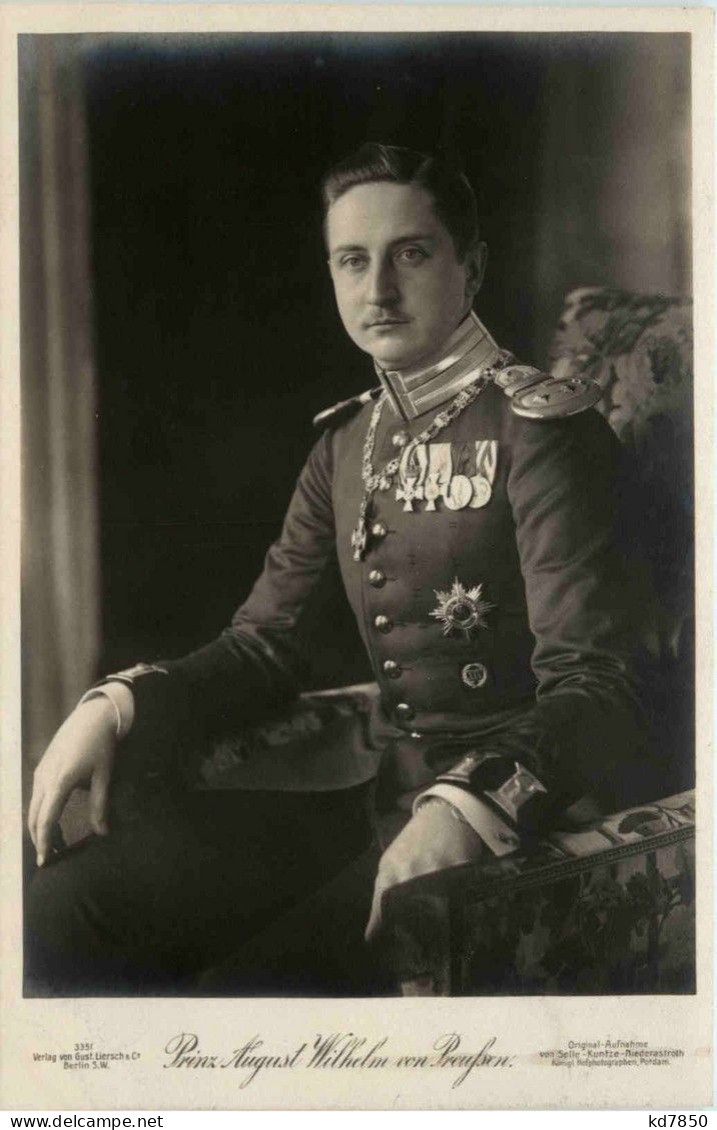 Prinz August Wilhlem Von Preussen - Royal Families