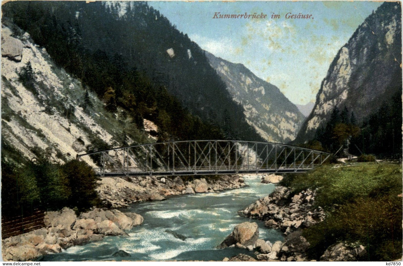 Gesäuse/Steiermark - Gesäuse, Kummerbrücke - Gesäuse