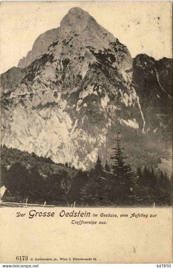 Gesäuse, Der Grosse Oedstein , Vom Aufstieg Zur Creffneralpe Aus - Gesäuse