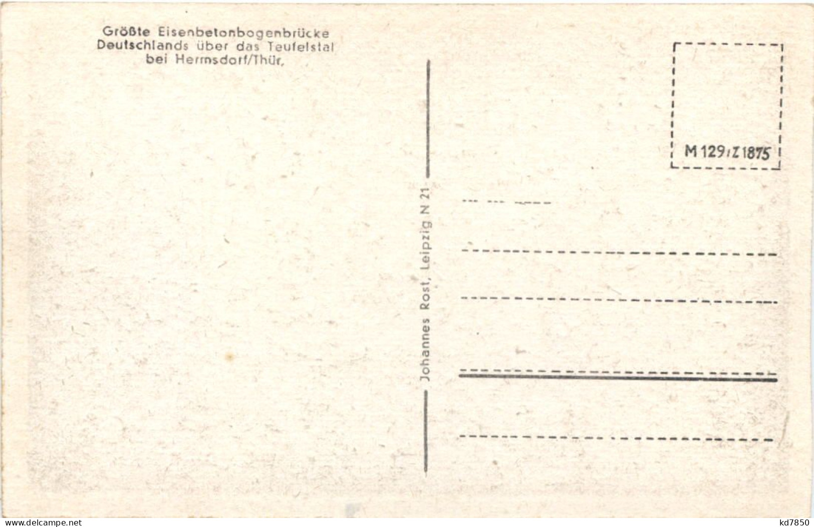 Teufelsbrücke Der Autobahn Bei Hermsdorf - Hermsdorf