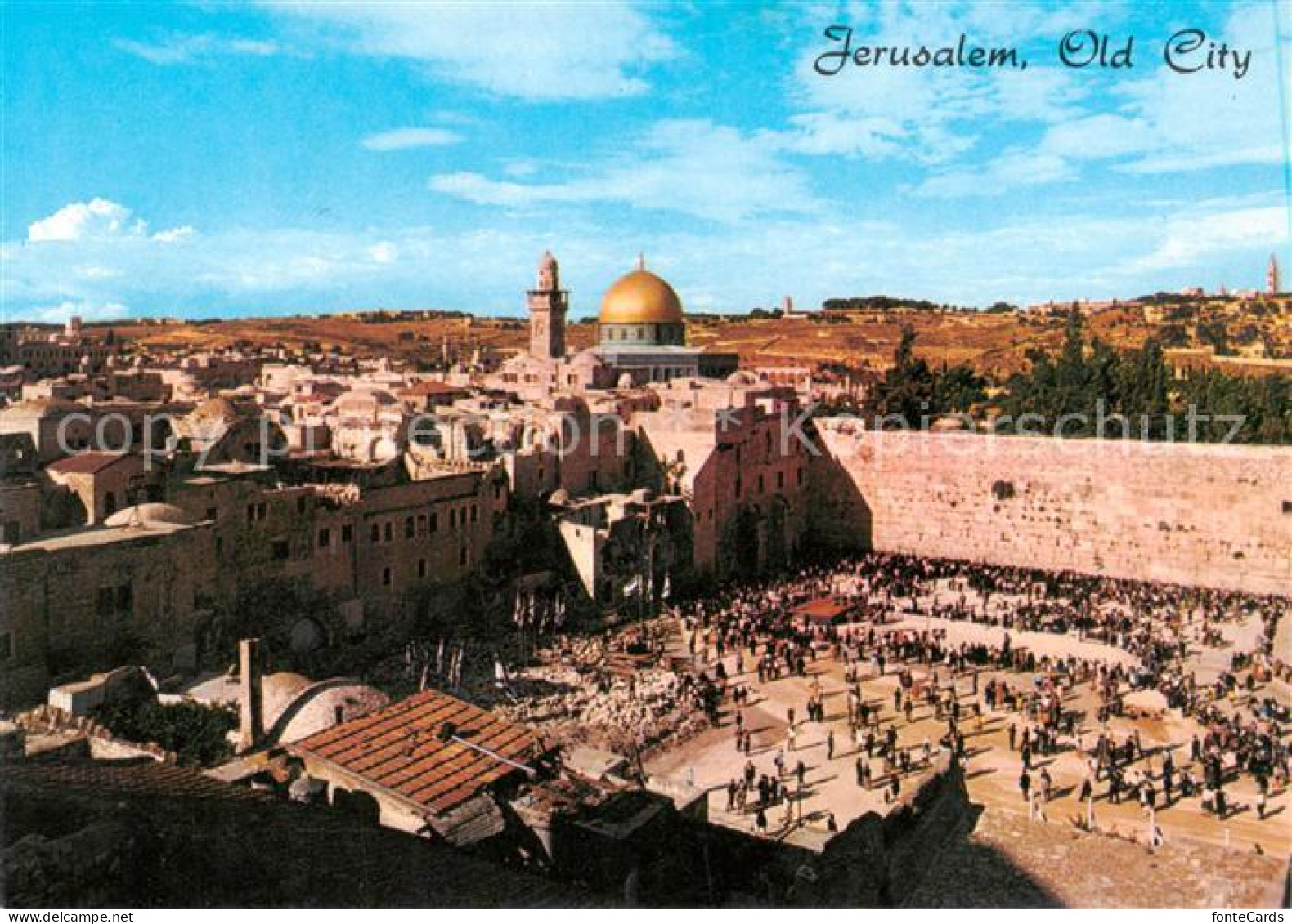 73847331 Jerusalem  Yerushalayim Israel Panorama Old City Temple Area  - Israël