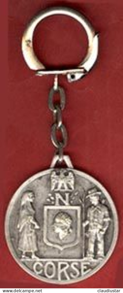 ** PORTE - CLEFS  LA  CORSE  -  NAPOLEON  +  AUTRES ** - Porte-clefs