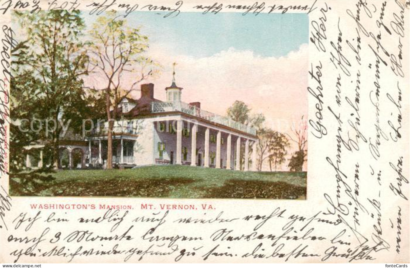 73831390 Mount_Vernon_Virginia_USA Washingtons Mansion - Andere & Zonder Classificatie