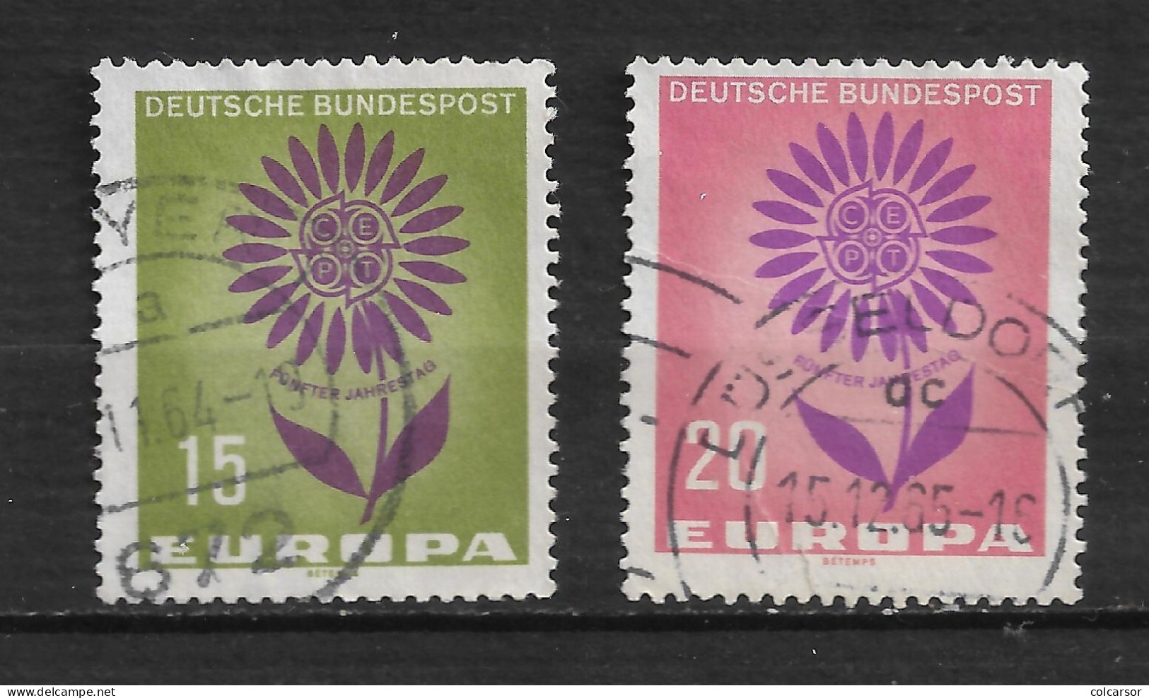 ALLEMAGNE   FÈDÉRALE N°  313/314 " EUROPA " - Oblitérés