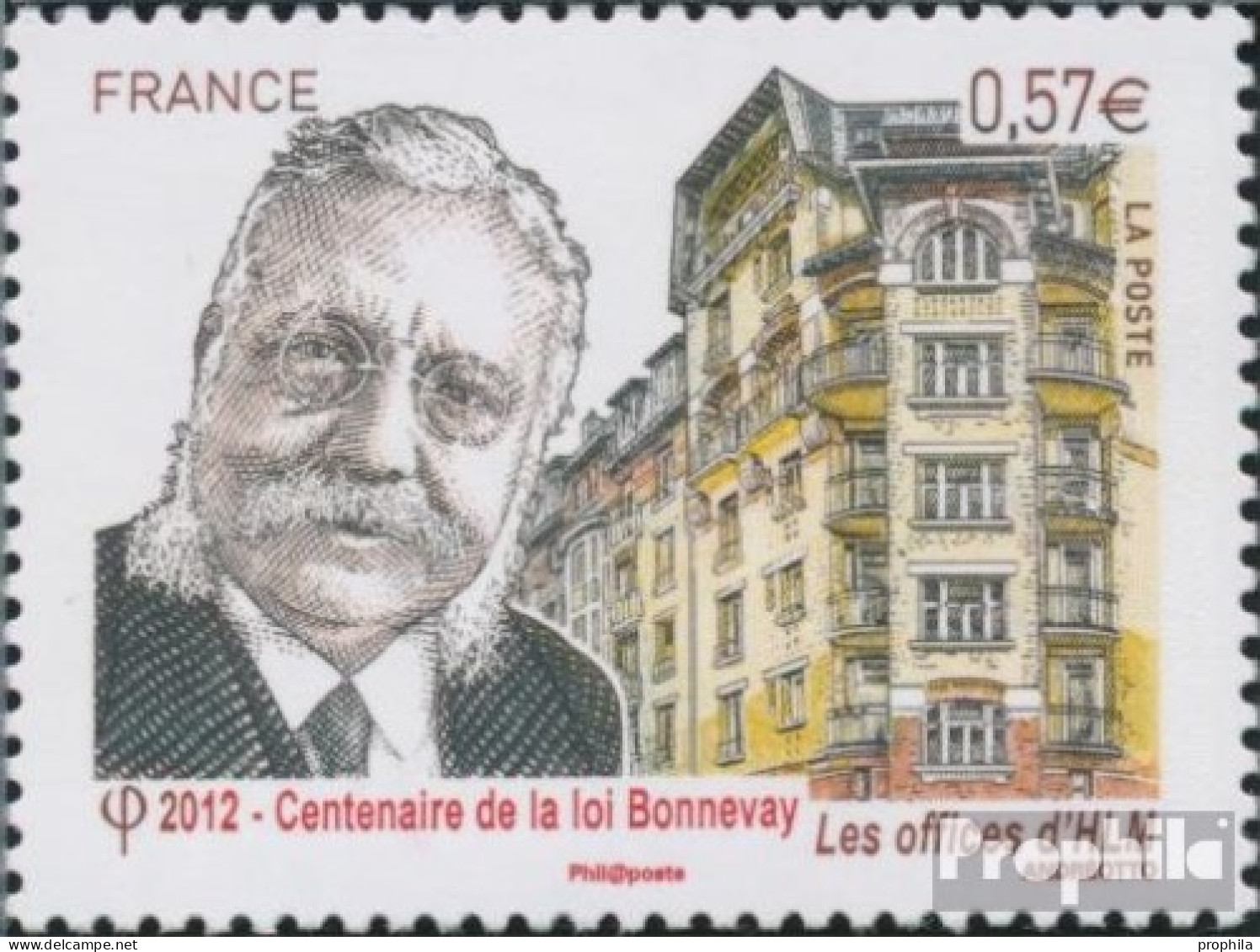 Frankreich 5478 (kompl.Ausg.) Postfrisch 2012 Förderung Sozialer Wohnungsbau - Unused Stamps