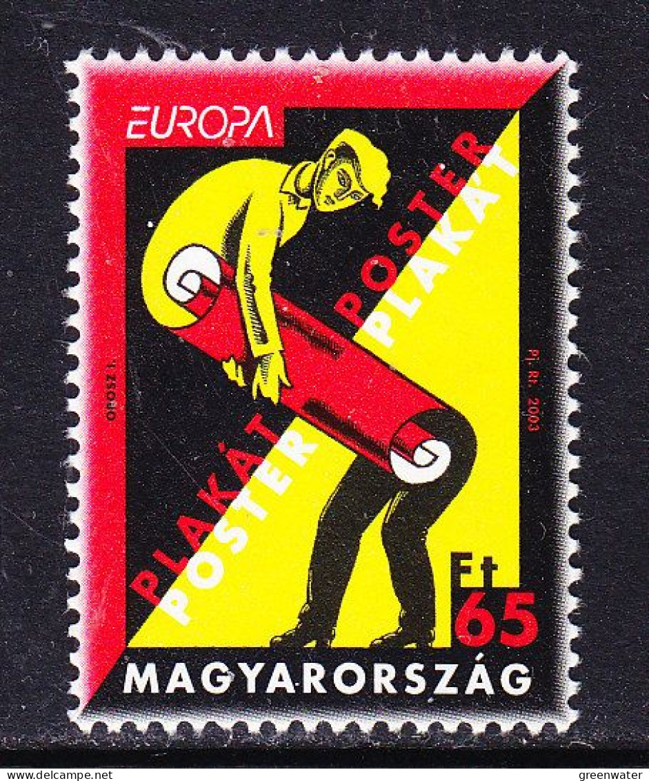 Europa Cept 2003 Hungary 1v ** Mnh (59617A) ROCK BOTTOM - 2003