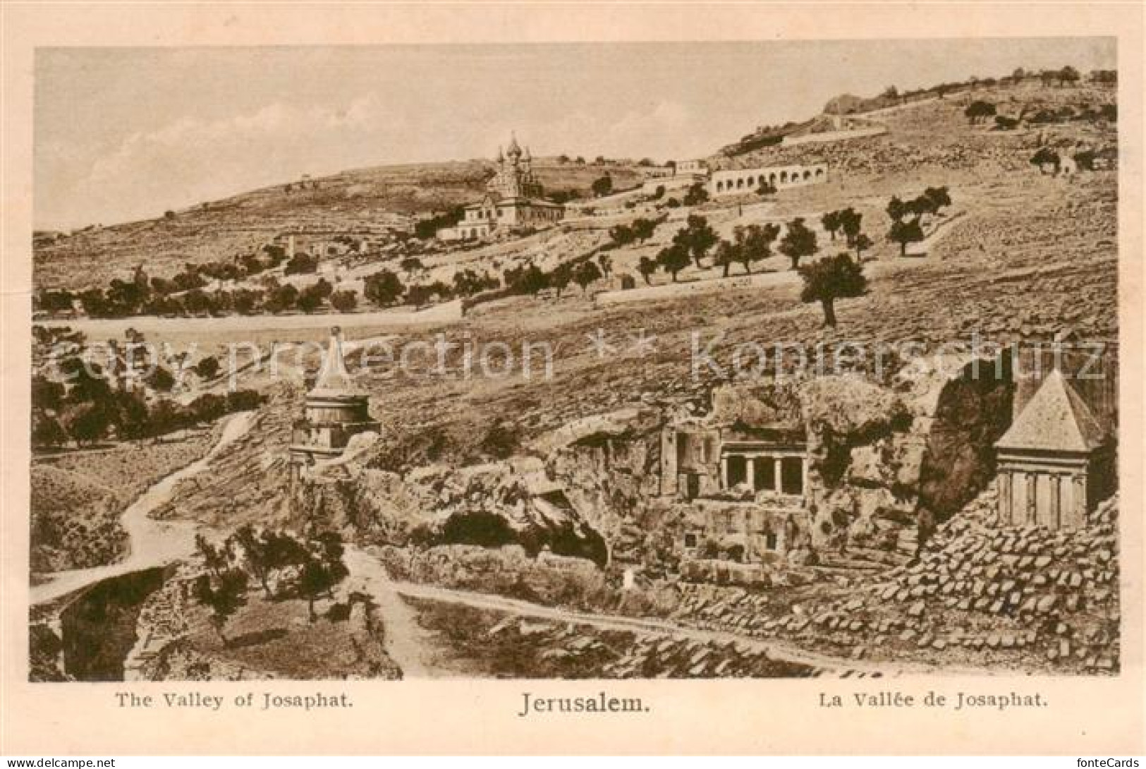 73831048 Jerusalem  Yerushalayim Israel The Valley Of Josaphat  - Israël