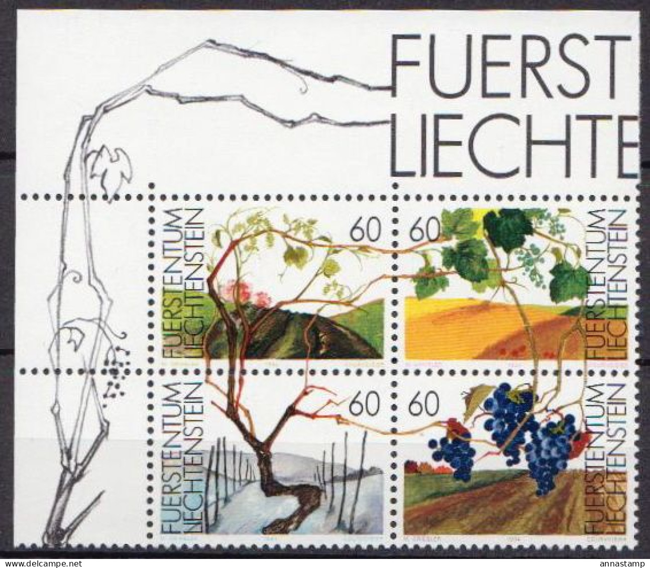 Liechtenstein MNH Set - Fruits