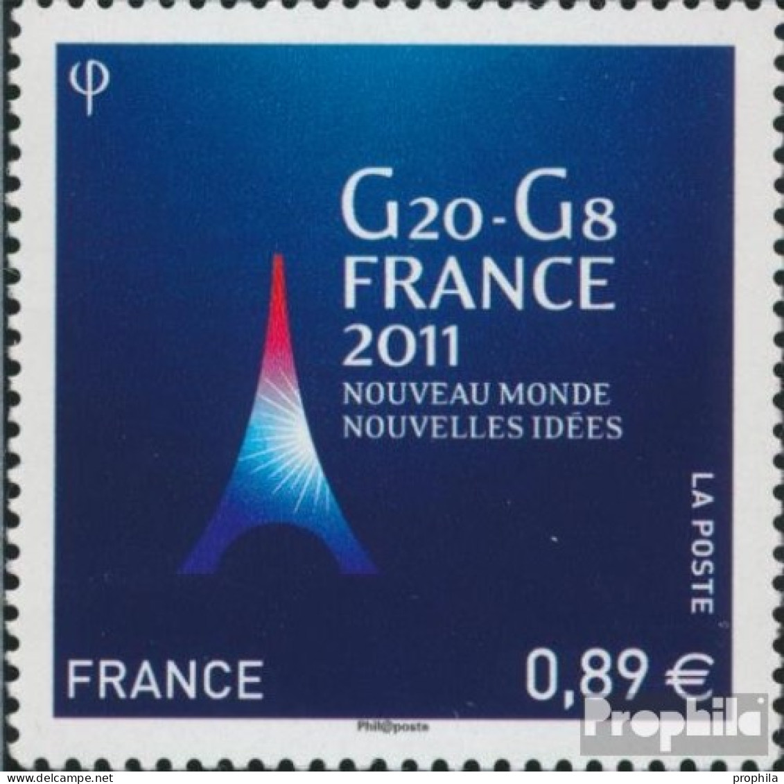 Frankreich 5158 (kompl.Ausg.) Postfrisch 2011 Weltwirtschaftsgipfel - Unused Stamps