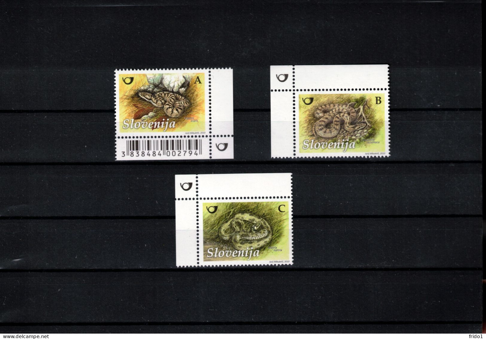 Slovenia / Slowenien 2010 Snakes Set Postfrisch / MNH - Slovenië