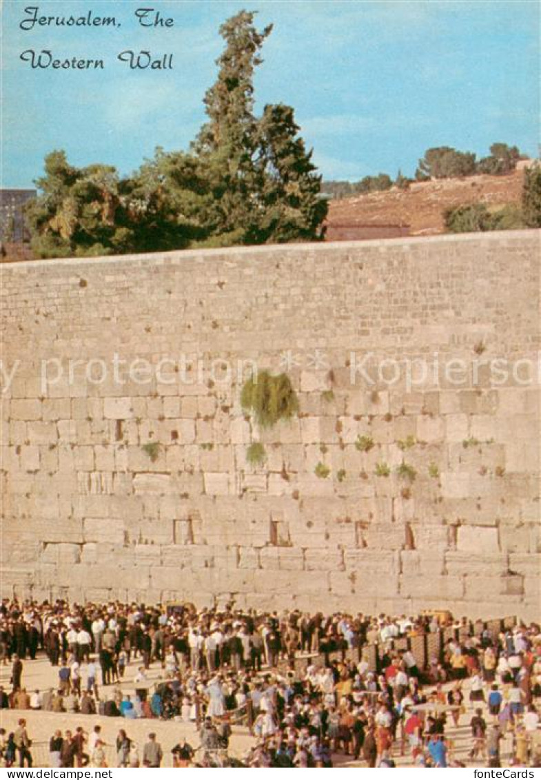 73813562 Jerusalem Yerushalayim The Western Wall Jerusalem Yerushalayim - Israël