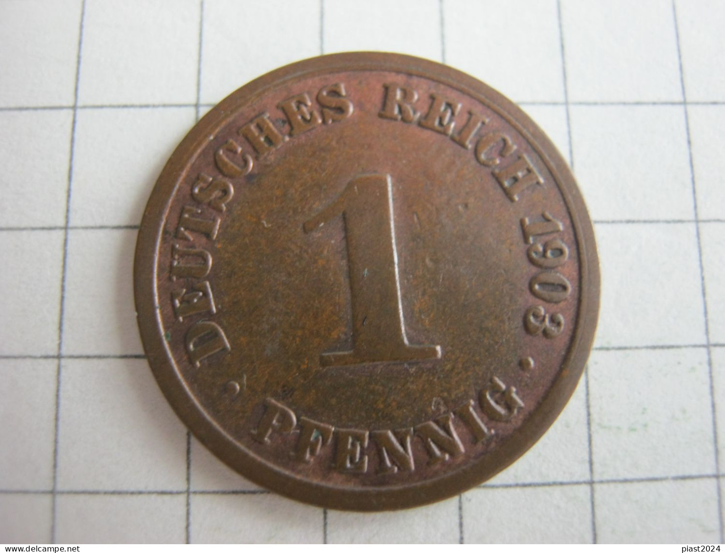 Germany 1 Pfennig 1903 A - 1 Pfennig