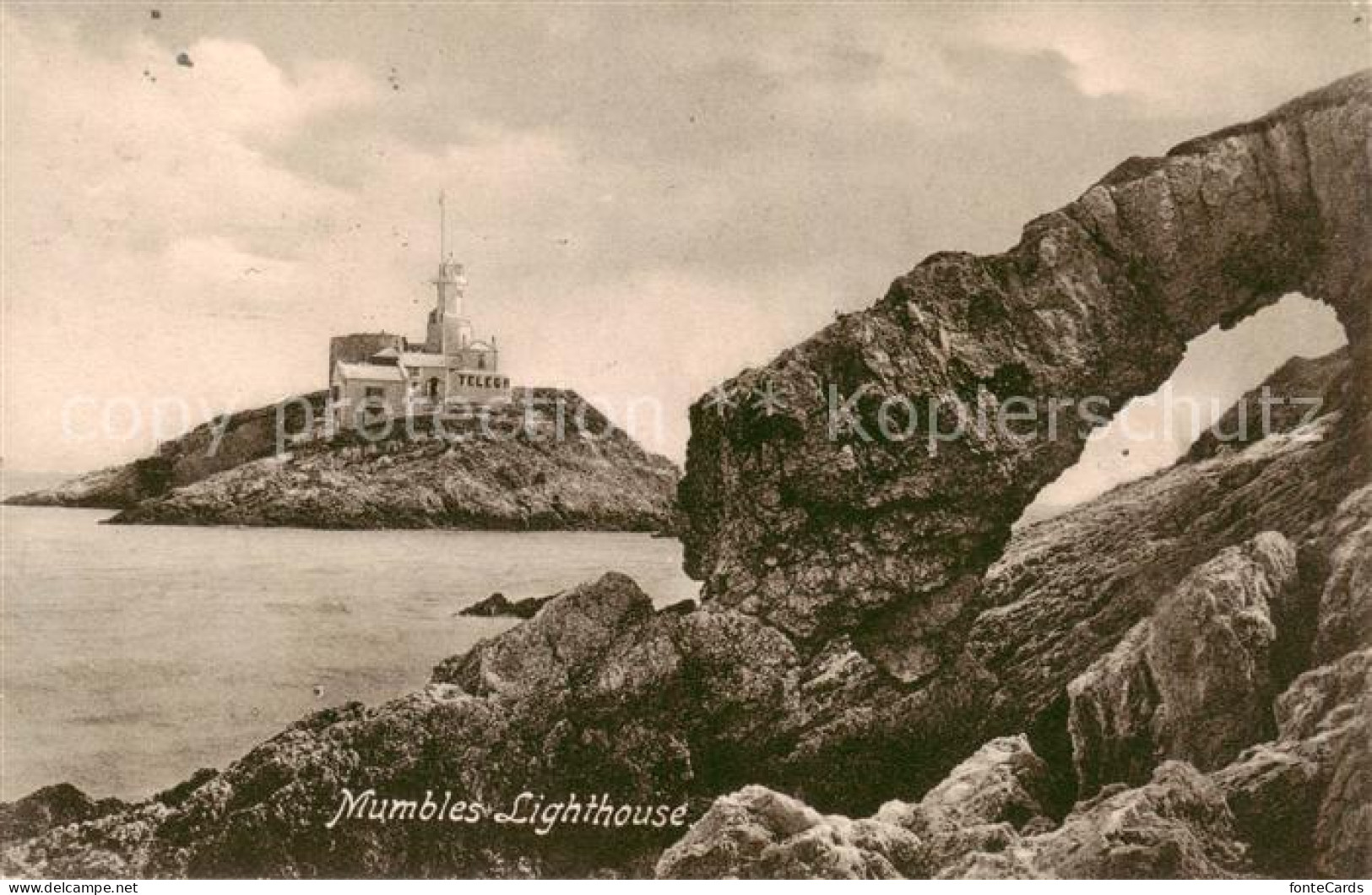 73812503 Mumbles Swansea Wales UK Lighthouse  - Other & Unclassified