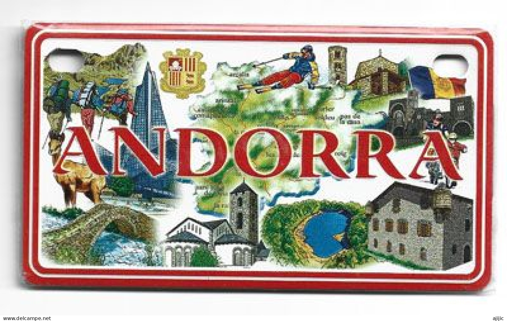 ANDORRA (Principality) Fridge Magnet - Tourismus