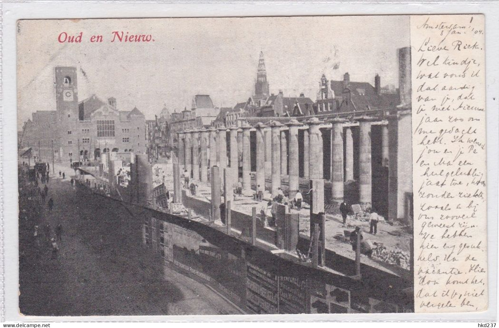 Amsterdam Oud En Nieuw Beurs Zocher Beurs Berlage Levendig # 1904    2703 - Amsterdam