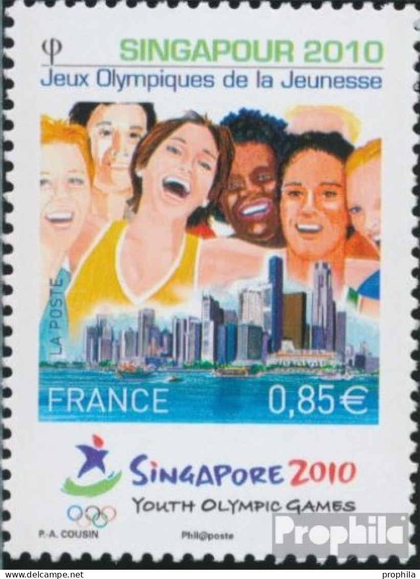 Frankreich 4945 (kompl.Ausg.) Postfrisch 2010 Olympische Jugendspiele - Unused Stamps