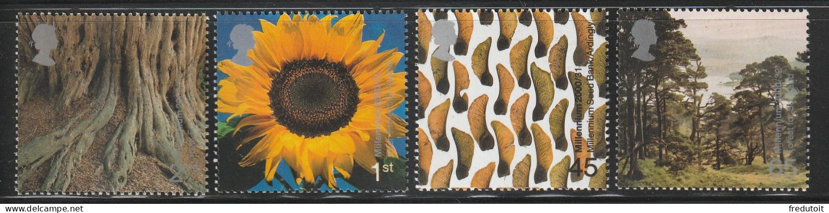 GRANDE BRETAGNE - N°2191/4 ** (2000) Nouveau Millénaire (VIII) - Unused Stamps