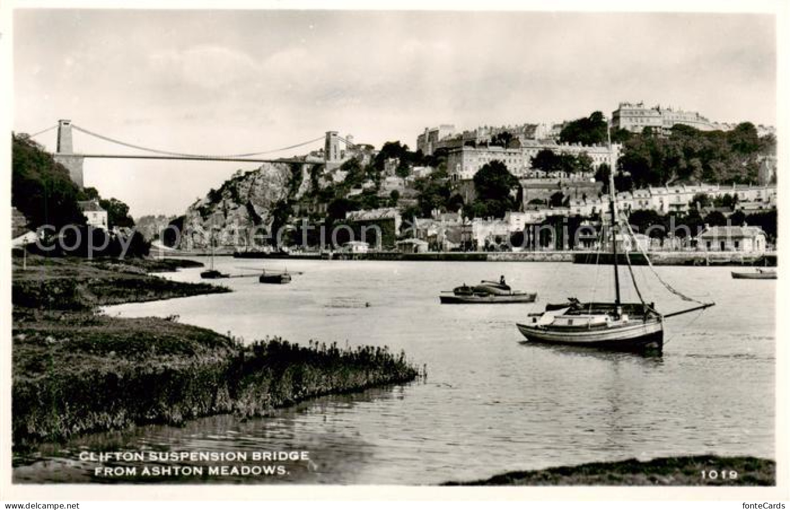 73797398 Bristol  UK Clifton Suspension Bridge From Ashton Meadows  - Bristol