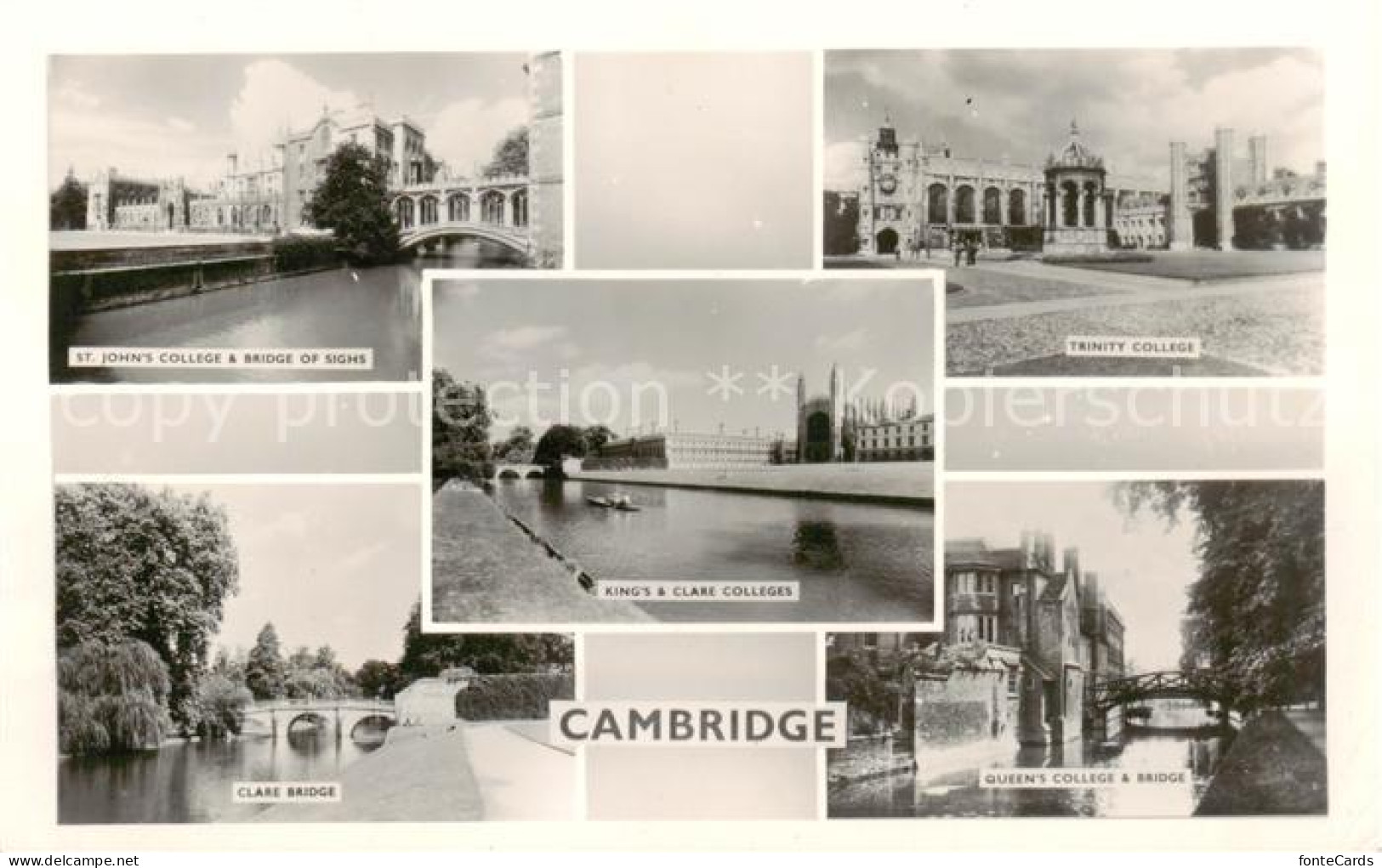 73797357 Cambridge  UK Cambridgeshire St Johns College And Bridge Of Sighs Clare - Autres & Non Classés