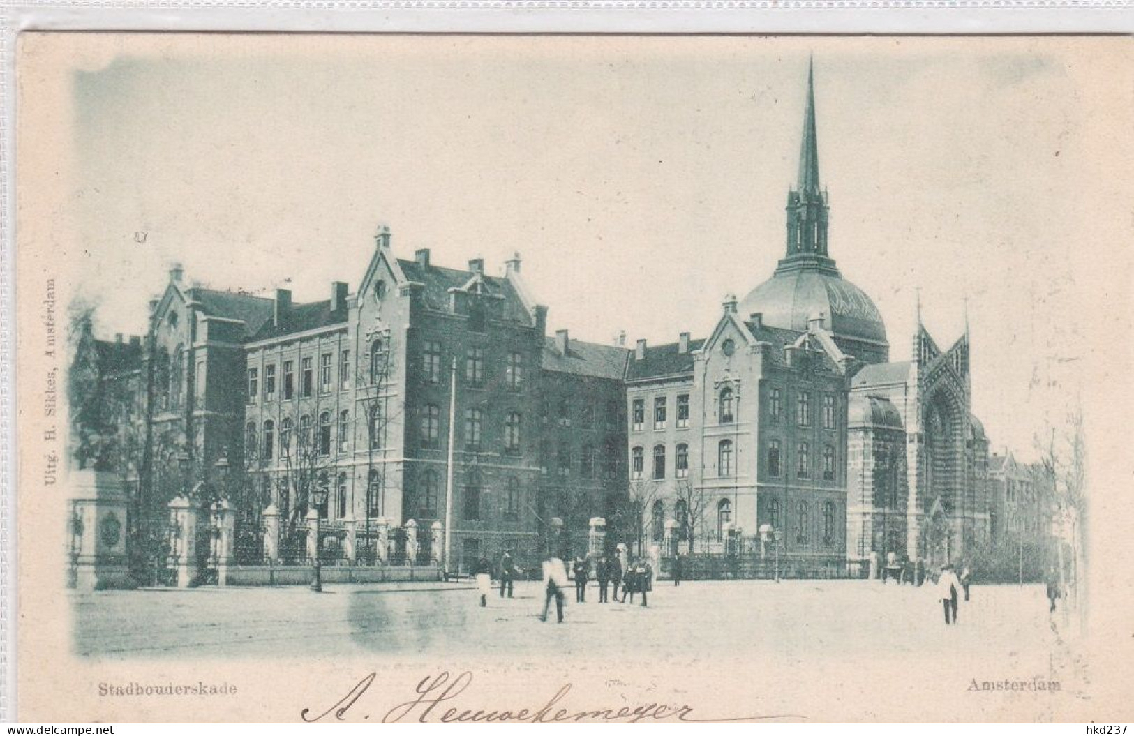 Amsterdam Stadhouderskade Ingang Vondelpark Diaconie Weeshuis Elfde Kerk Levendig # 1899    2830 - Amsterdam