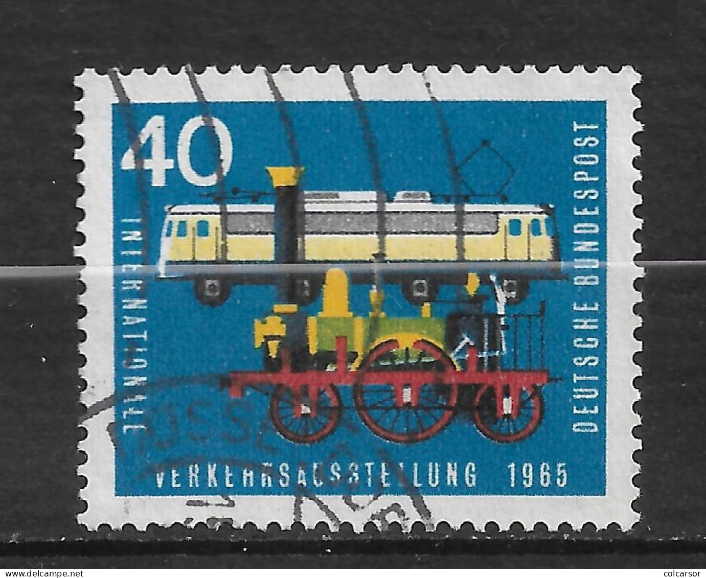 ALLEMAGNE   FÈDÉRALE N°  345 " EXPO INTER DES TRANSPORTS " - Oblitérés