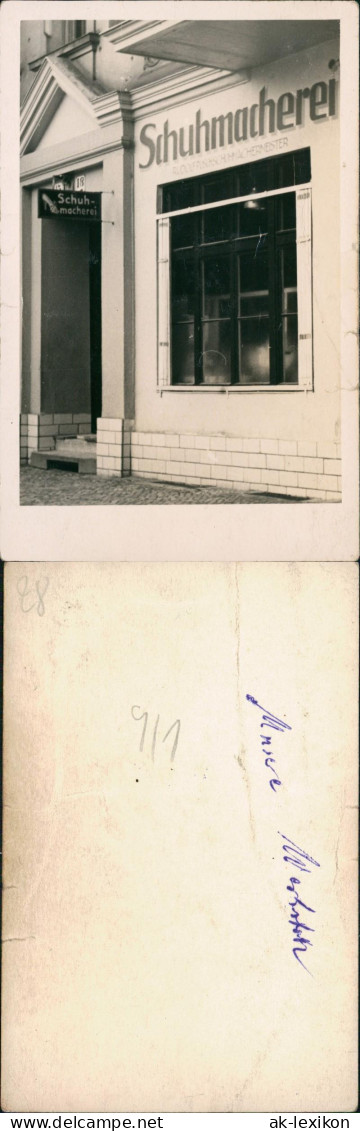Ansichtskarte  Hausfassade Privataufnahme Schuhmacher 1940 - Ohne Zuordnung