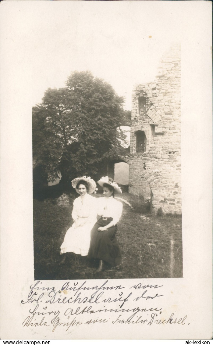 Ansichtskarte  Historische Bauwerke - Burg Frauen Mit Hüten 1909 - Zonder Classificatie