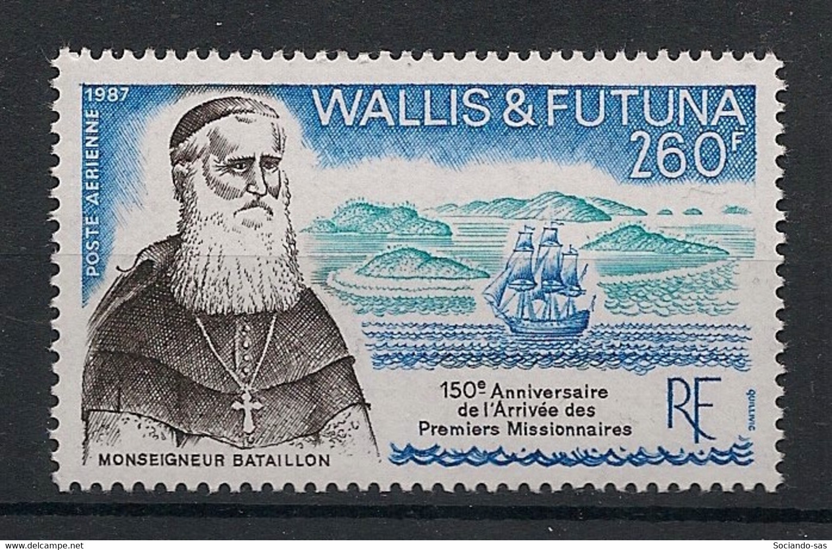 WALLIS ET FUTUNA - 1987 - PA N°YT. 158 - Missionnaires - Neuf Luxe ** / MNH / Postfrisch - Ungebraucht