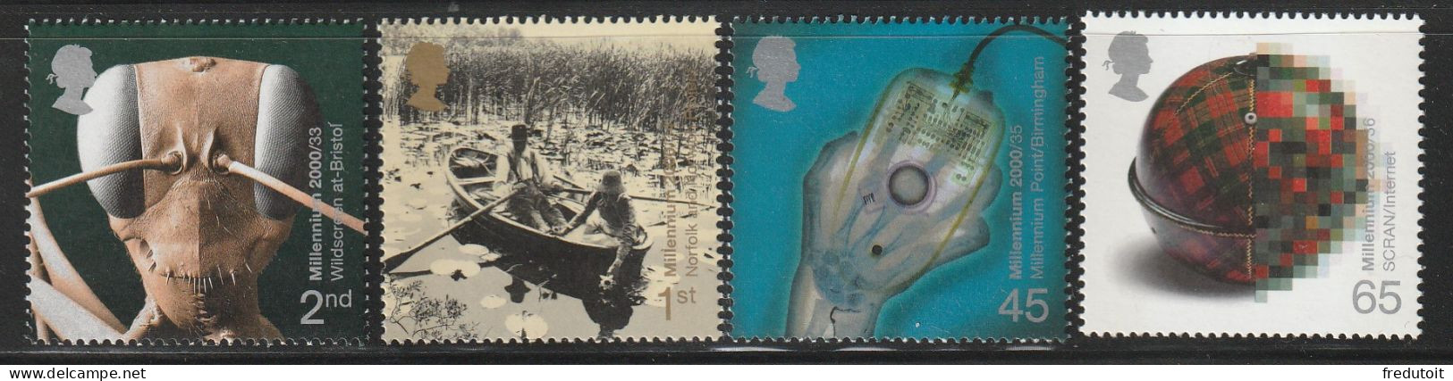 GRANDE BRETAGNE - N°2199/2202 ** (2000) Nouveau Millénaire (IX) - Unused Stamps
