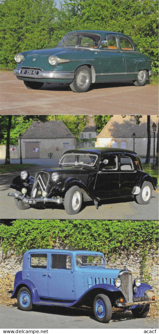 28 CPM Automobiles Anciennes (collection Complète) - - 5 - 99 Postcards