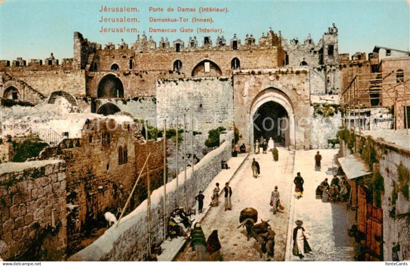 73794188 Jerusalem Yerushalayim Damaskus-Tor V. Innen Jerusalem Yerushalayim - Israël