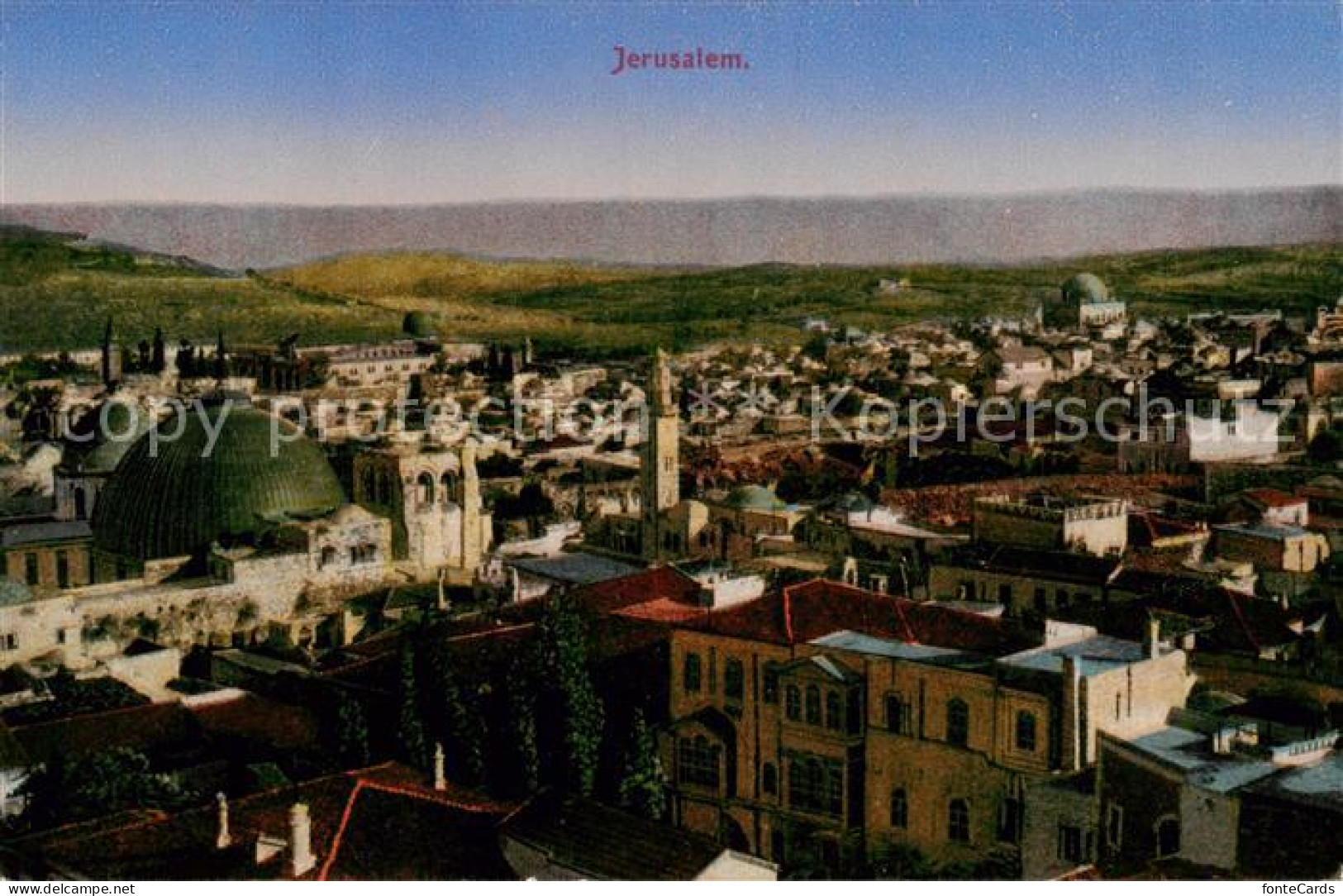 73794185 Jerusalem Yerushalayim Teilansicht Jerusalem Yerushalayim - Israël