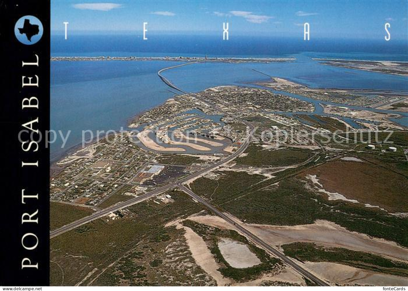 73775163 Port_Isabel_Texas_USA Fliegeraufnahme Panorama - Autres & Non Classés