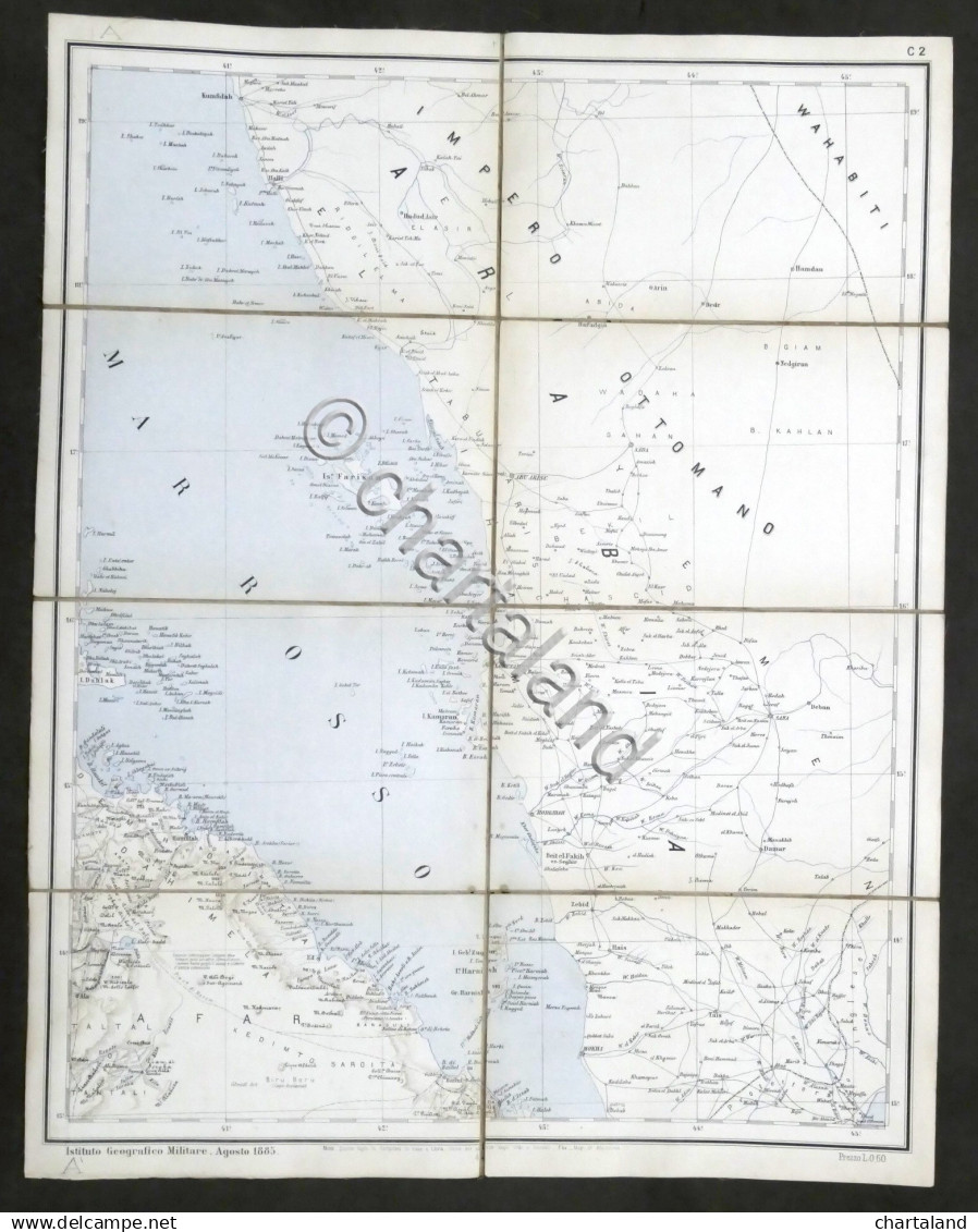 Istituto Geografico Militare - Carta Delle Operazioni Nel Sudan Orientale - 1885 - Otros & Sin Clasificación