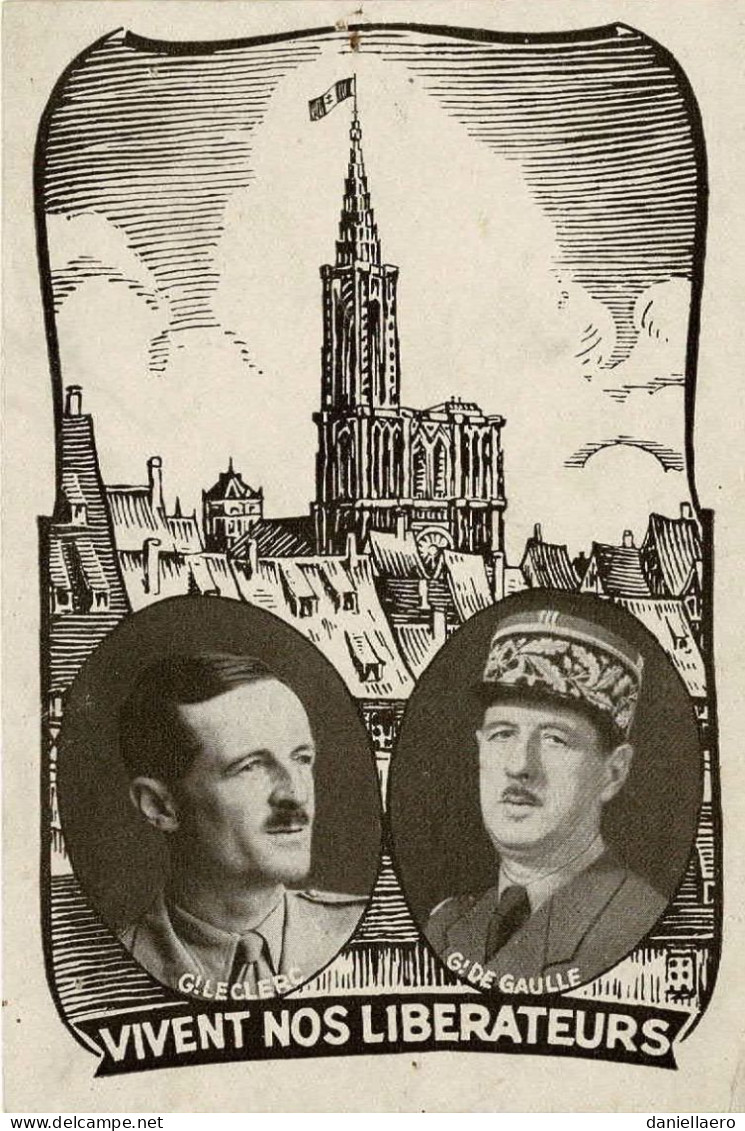 Nos Libérateurs G. Leclerc Et G. De Gaulle - Strasbourg