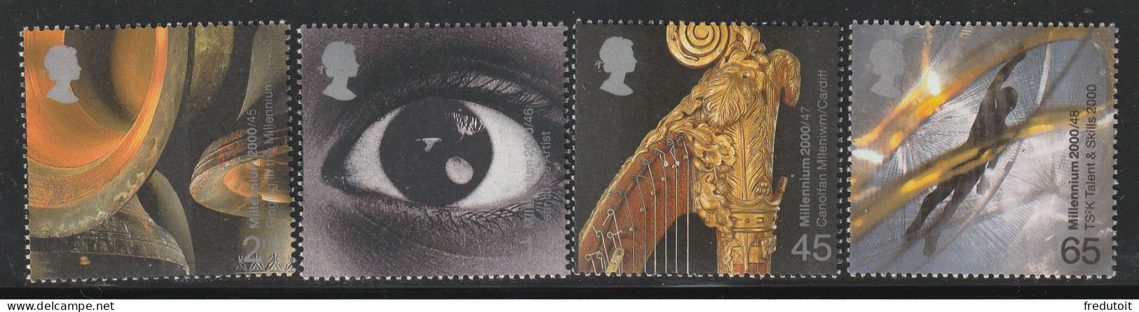 GRANDE BRETAGNE - N°2213/6 ** (2000) Nouveau Millénaire (XII) - Unused Stamps