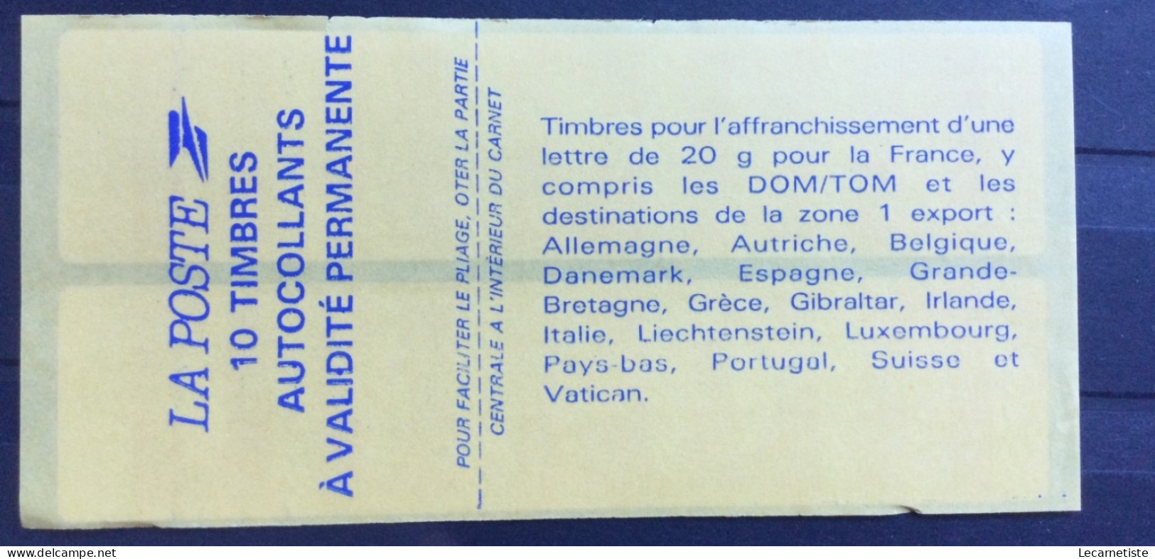 Carnet Marianne De Briat, 10TVP 2874-C4 Date 07.10.94 - Altri & Non Classificati