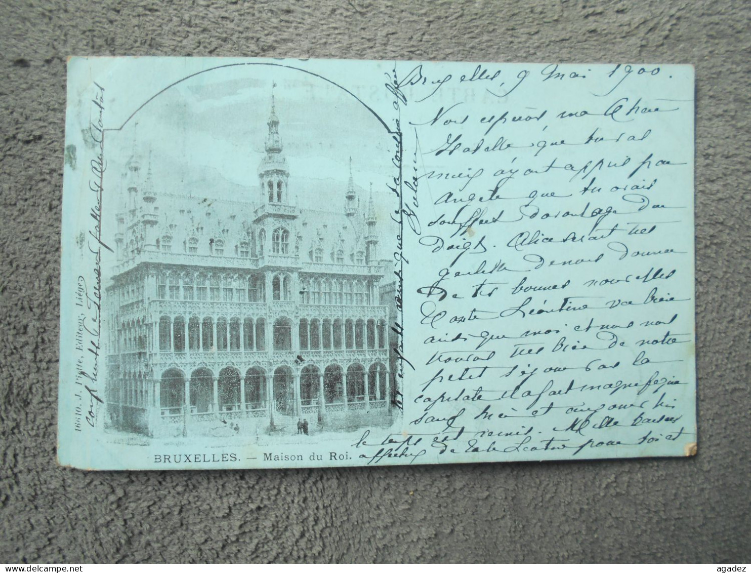 CPA Bruxelles Maison Du Roi  1900 - Monuments, édifices