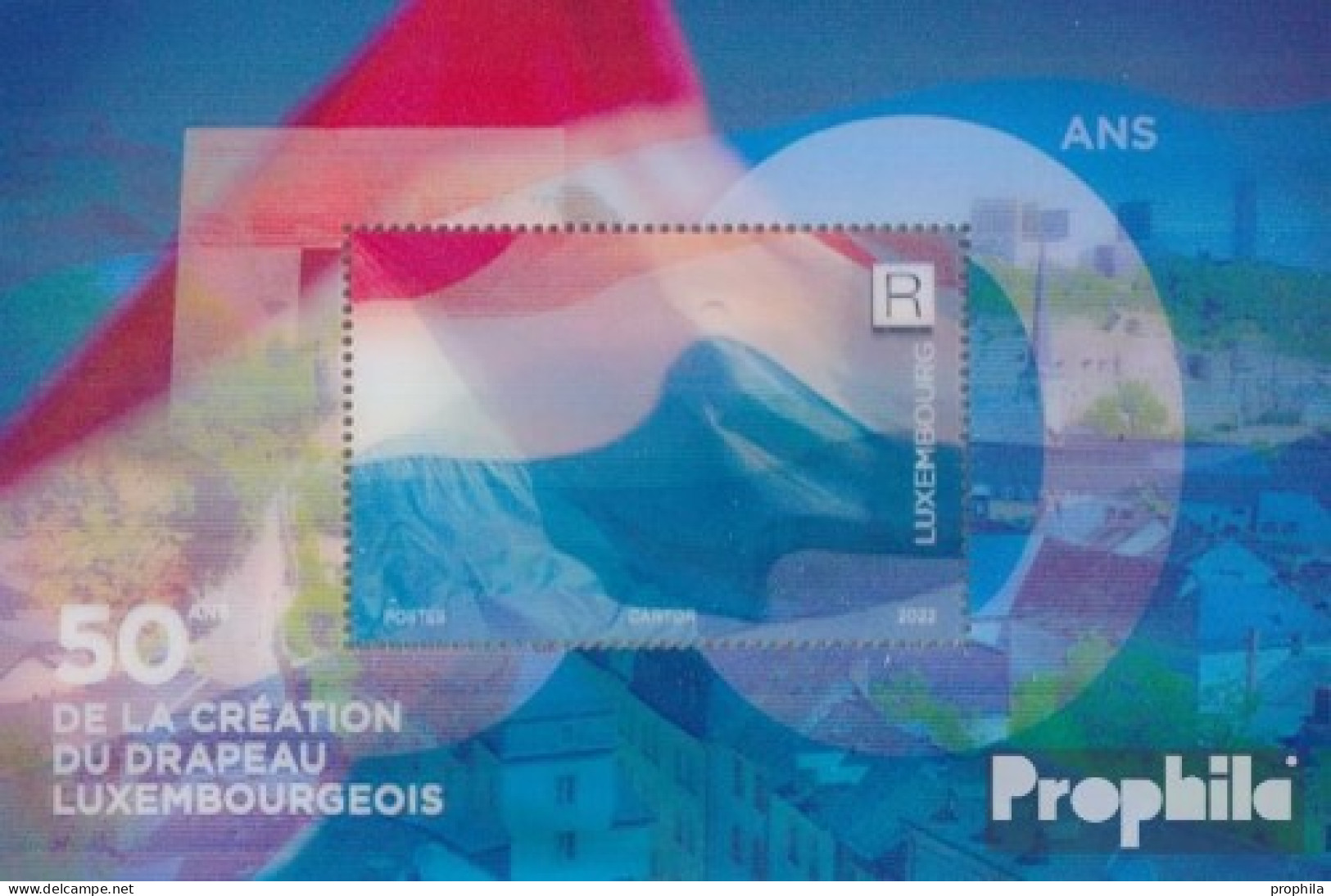 Luxemburg Block47 (kompl.Ausg.) Postfrisch 2022 Flagge - Unused Stamps