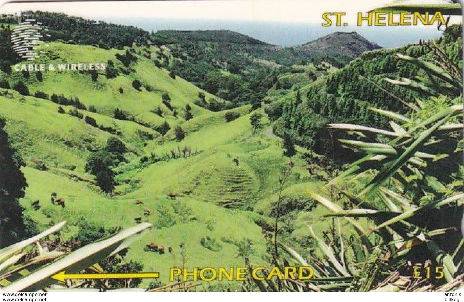 ST. HELENA ISL.(GPT) - Sandy Bay Ridges, CN : 325CSHE/B, Tirage 1200, Mint - Isola Sant'Elena