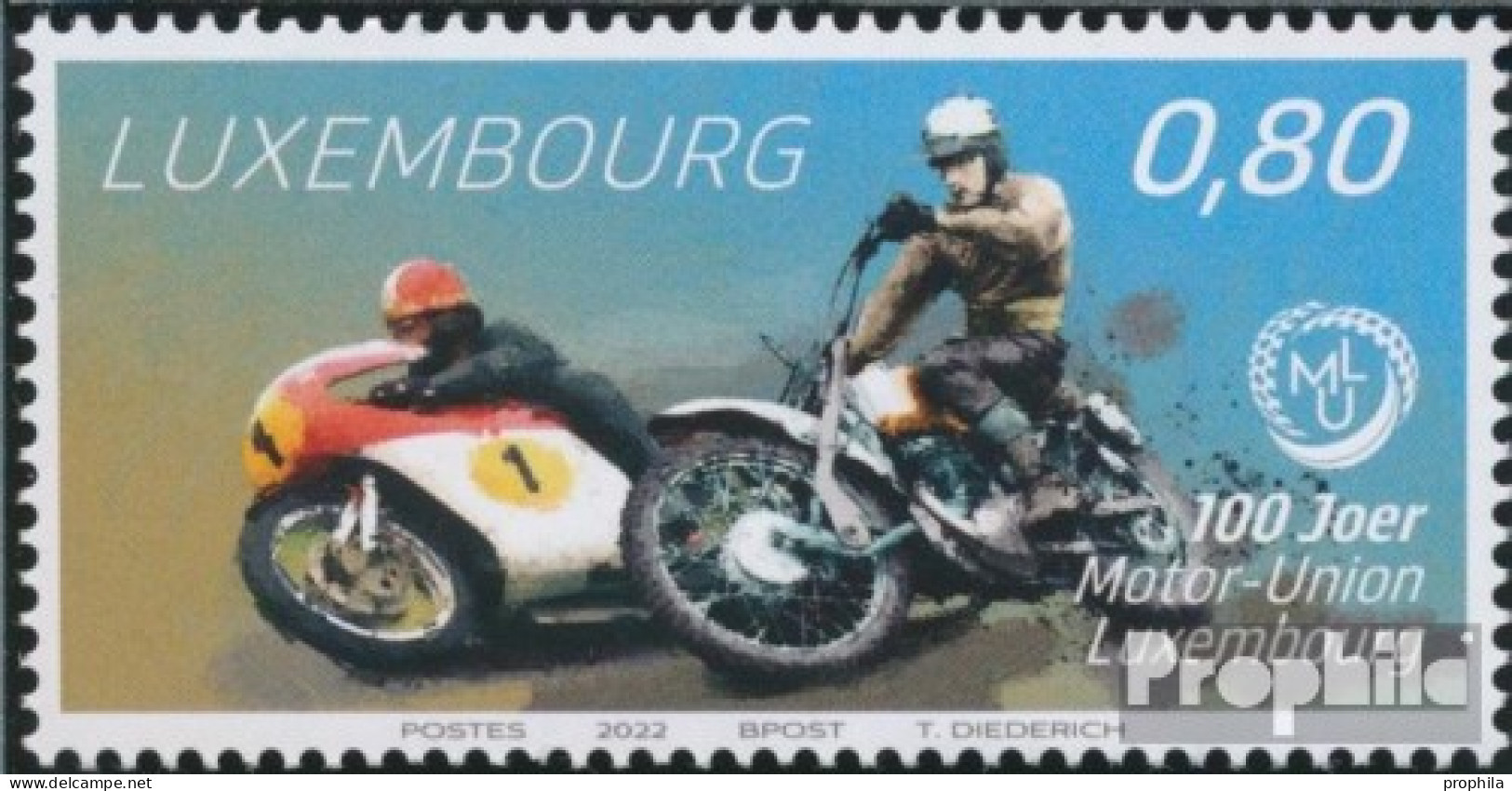 Luxemburg 2299 (kompl.Ausg.) Postfrisch 2022 Motorrad - Nuevos